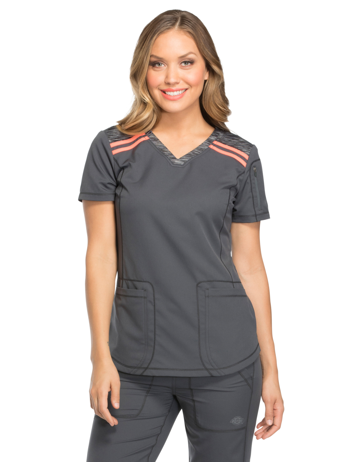 Dickies Medical - Dynamix - Women's 3-Pocket V-Neck Top 13