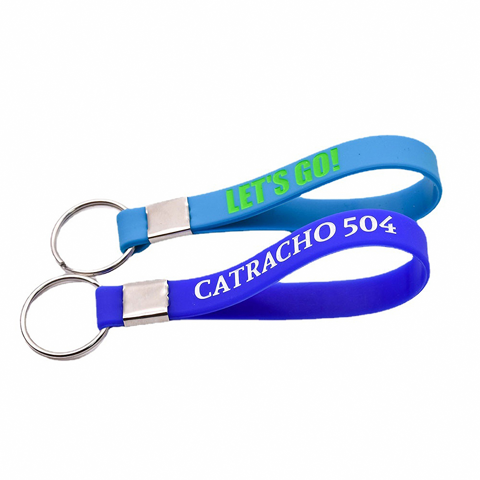 Half Inch Silicone Keychain Wristband 2
