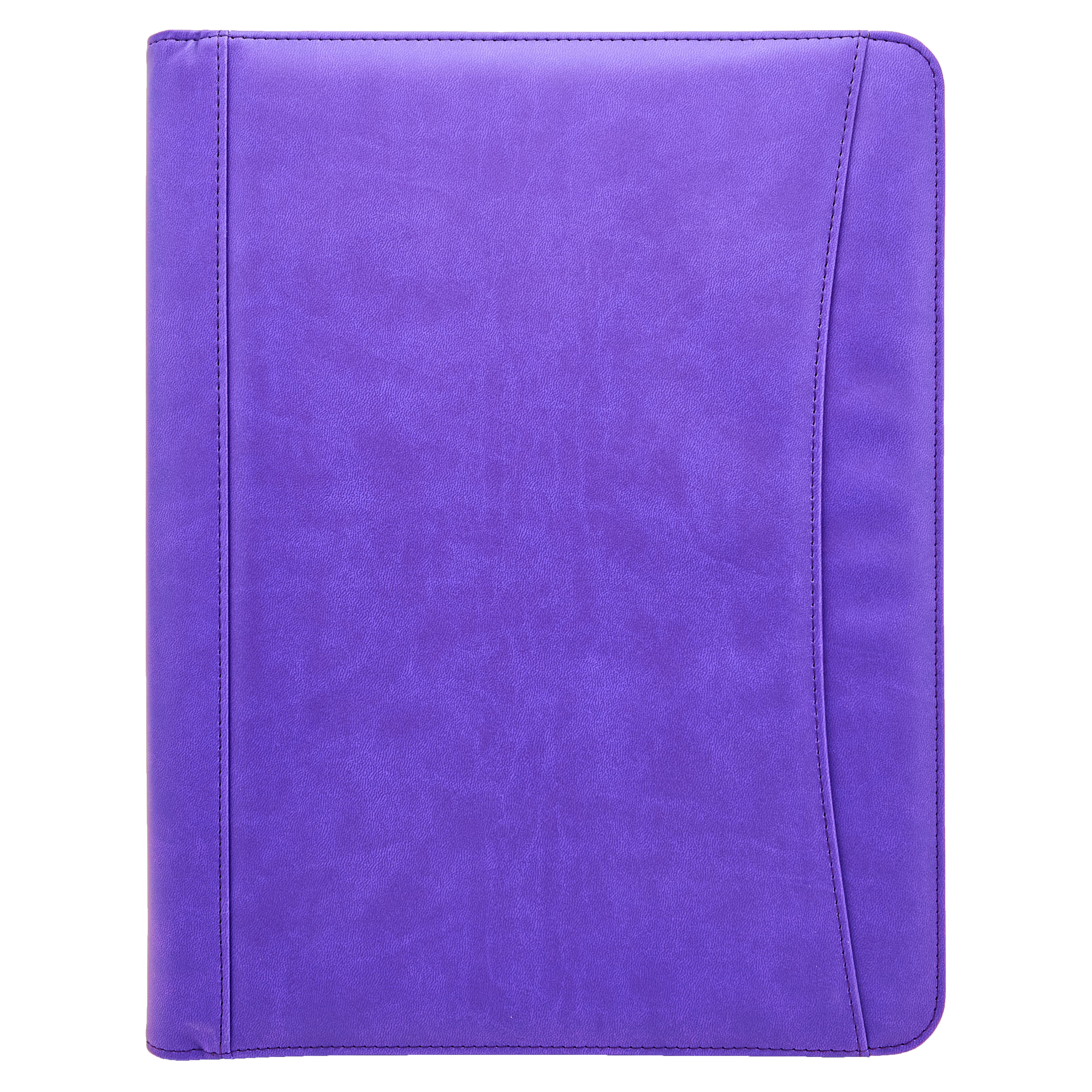 8.5" x 11" Zippered Marin PU Leather Portfolio 9