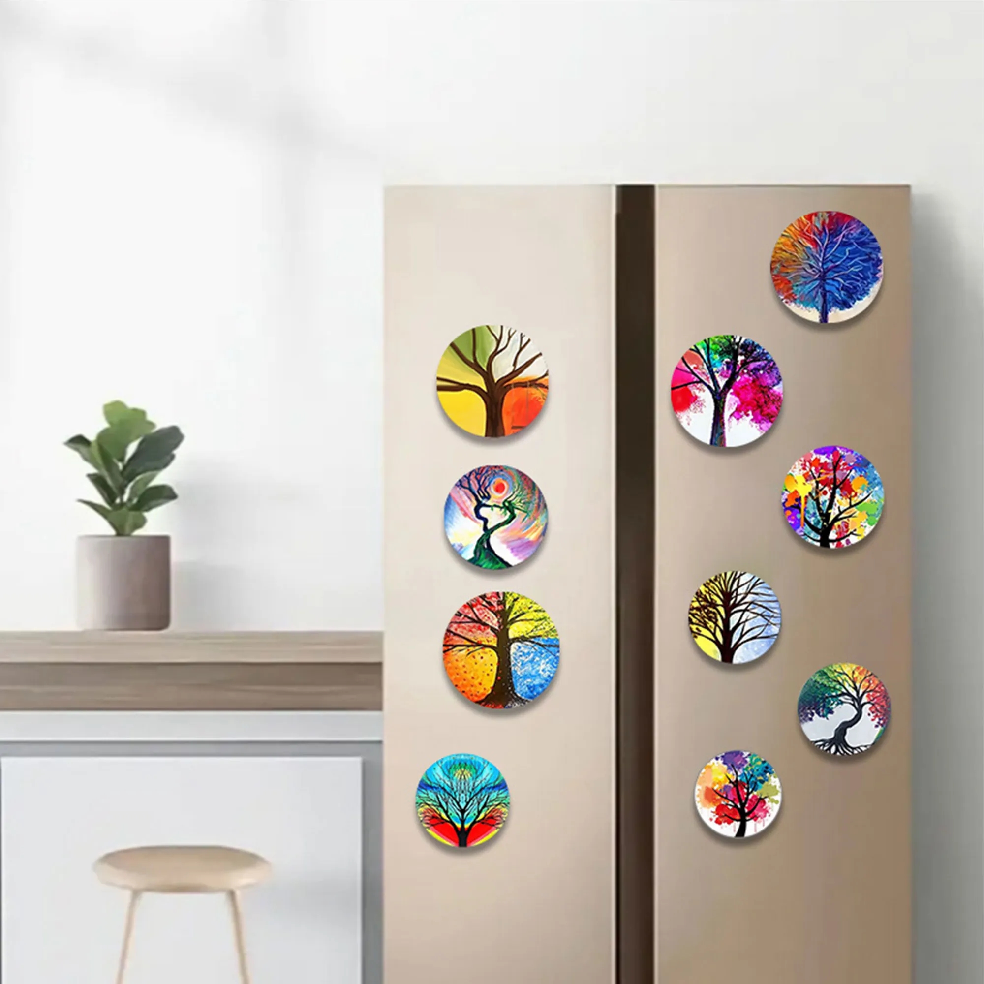 Creative Cultural Magnet Stickers For Refrigerator 2