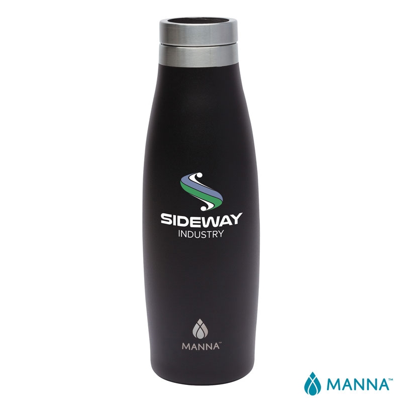 Manna™ 18 oz. Oasis Stainless Steel Water Bottle w/ Marble Lid 21