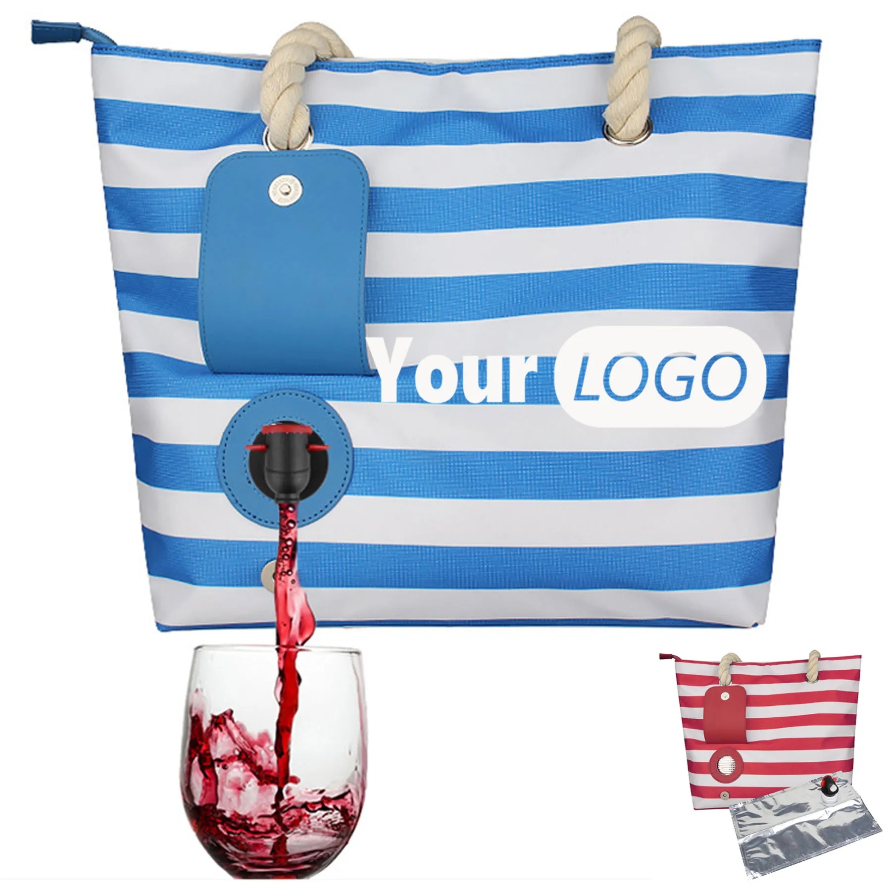 Portable Christmas Wine Bag 3