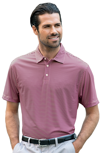 Vansport Pro Tonal Micro-Stripe Polo 6