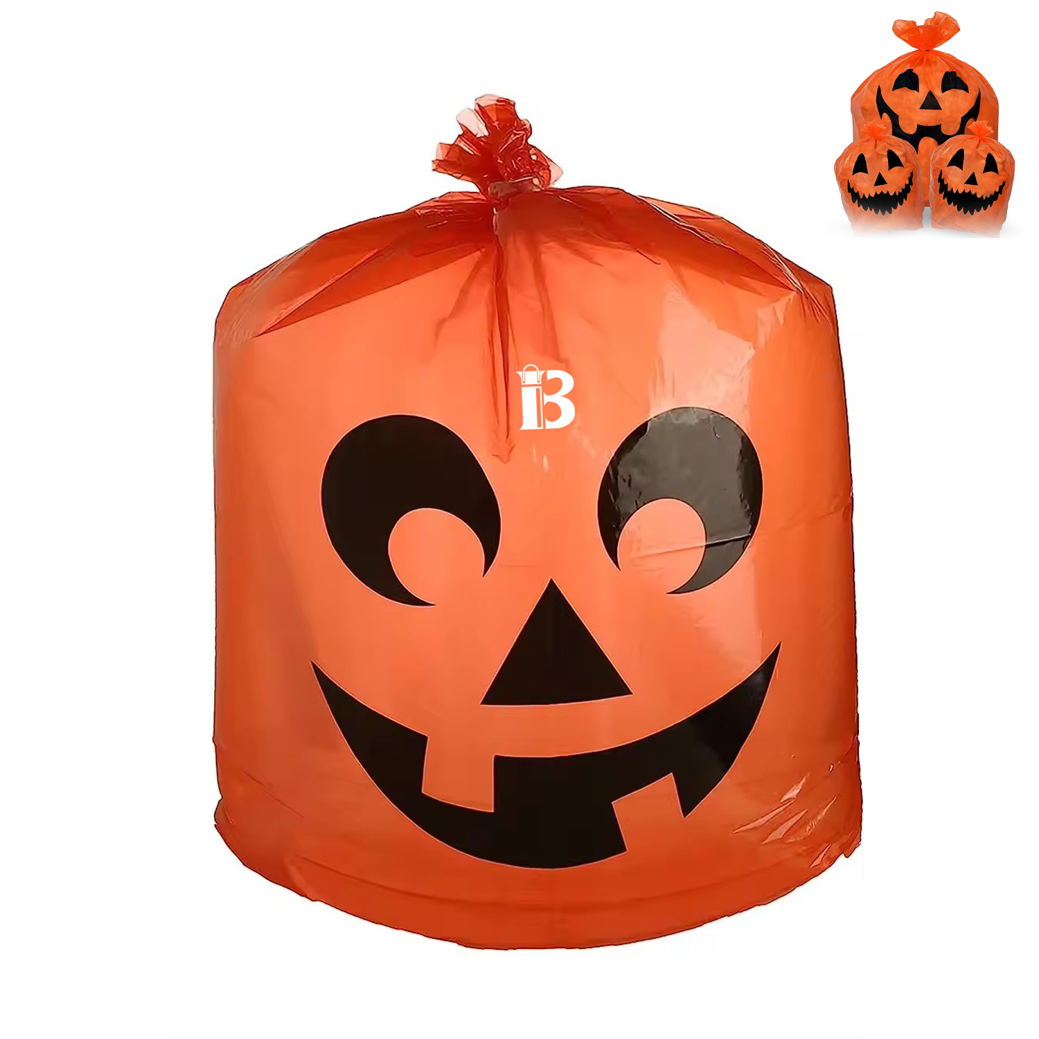 Skeleteen Pumpkin Trash Bag