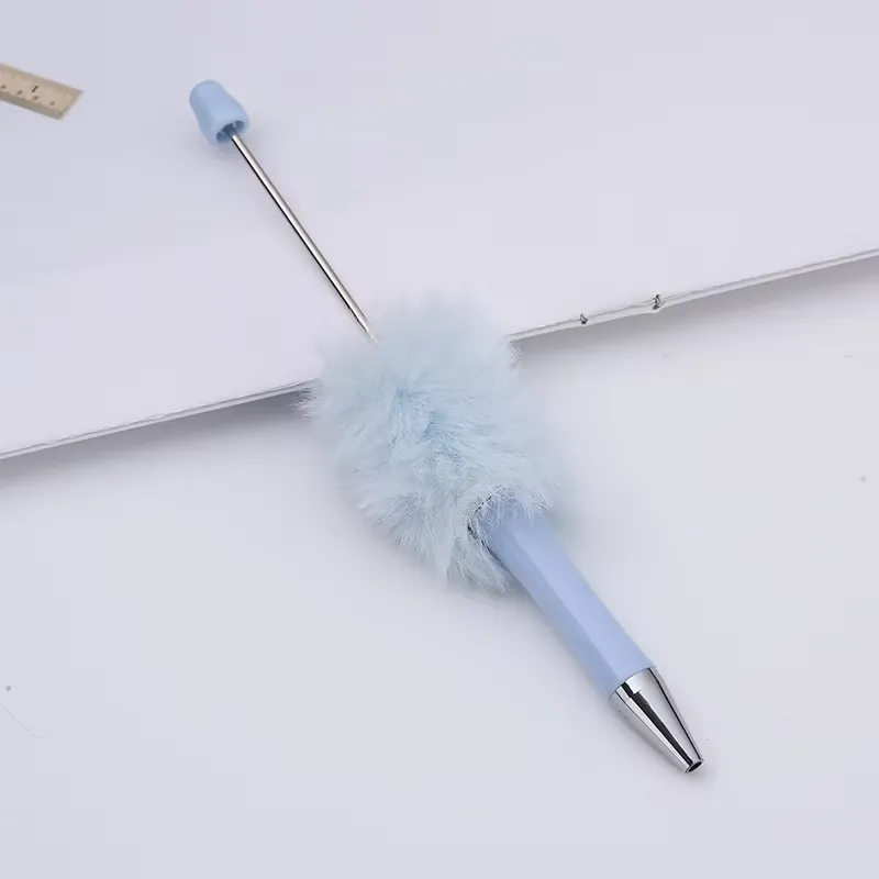 Creative Cute Plush Ball Ballpoint Pen 5