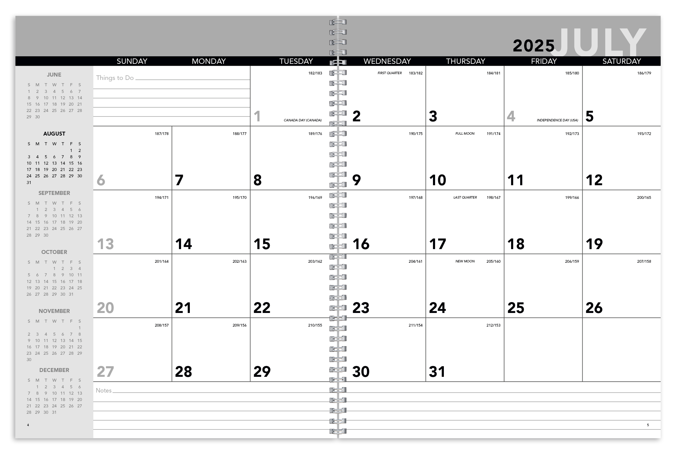 Triumph® Calendars Academic Year Desk Planner with Custom Cover 9