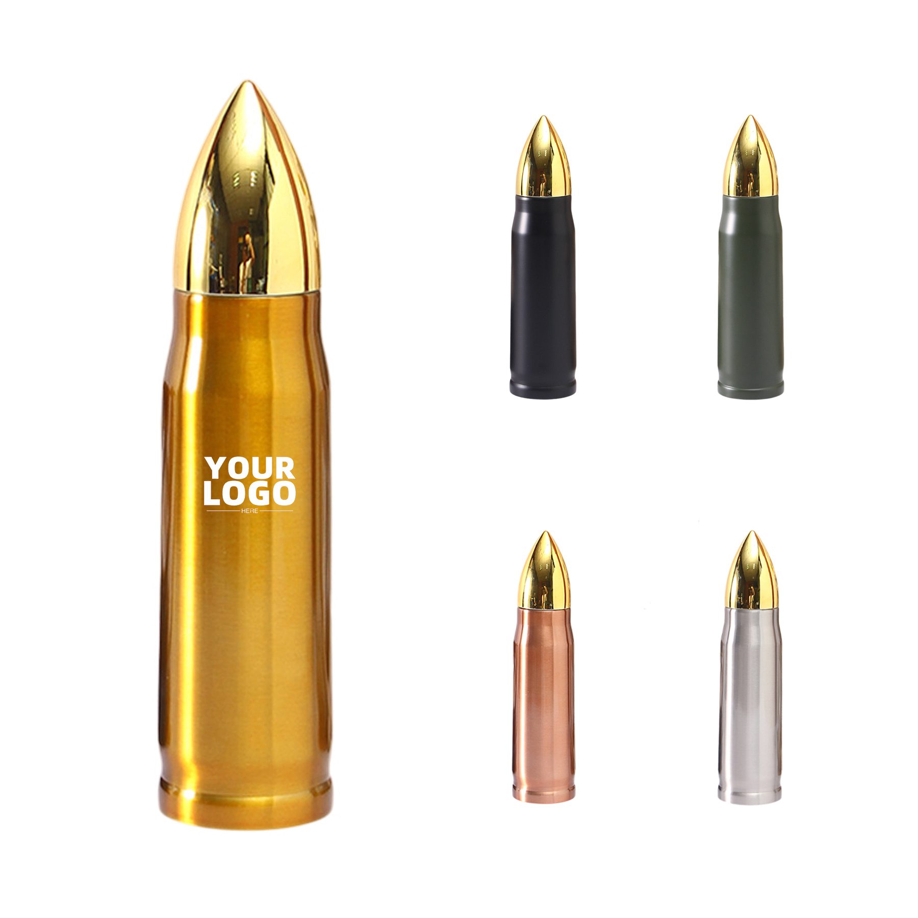 18 OZ Stainless Steel Bullet Bottle 2