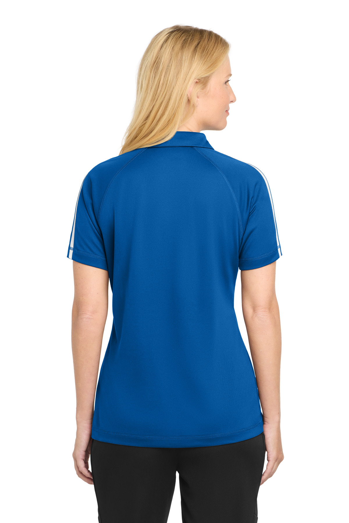 Sport-Tek Women's PosiCharge Micro-Mesh Colorblock Polo. LST685 20