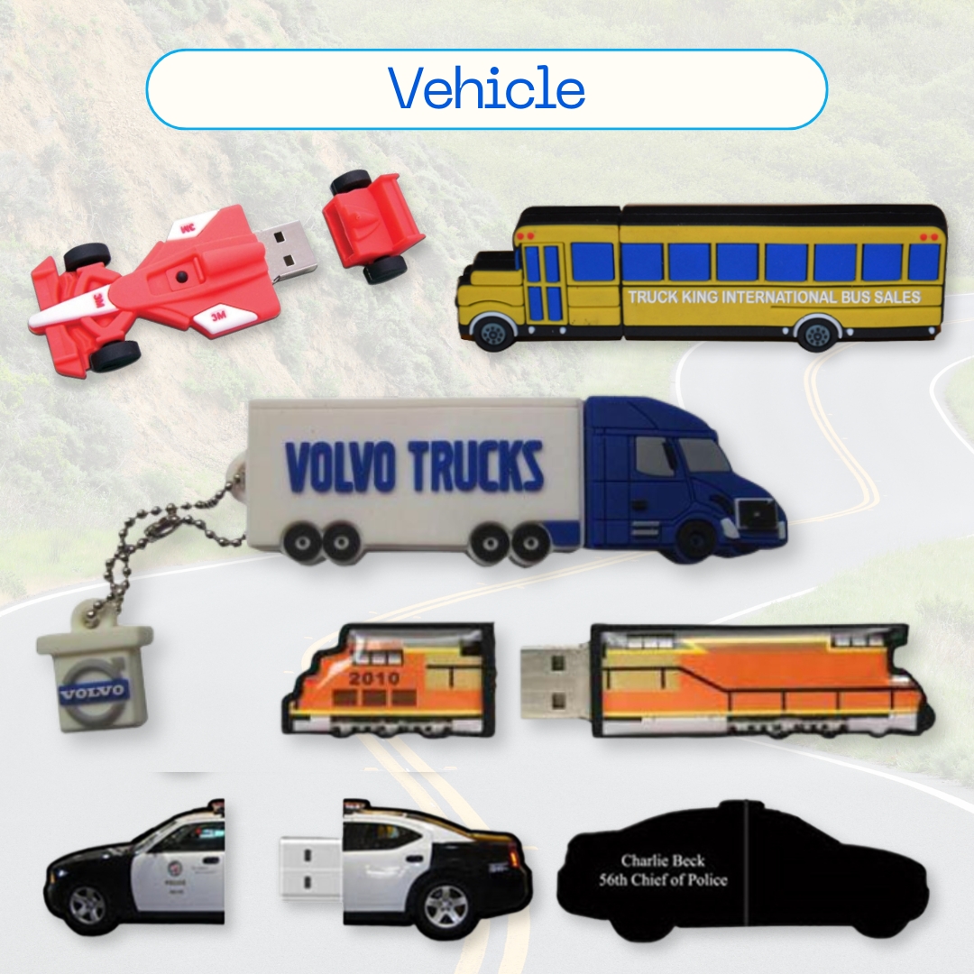 Custom Vehicle-Themed USB Drives 8