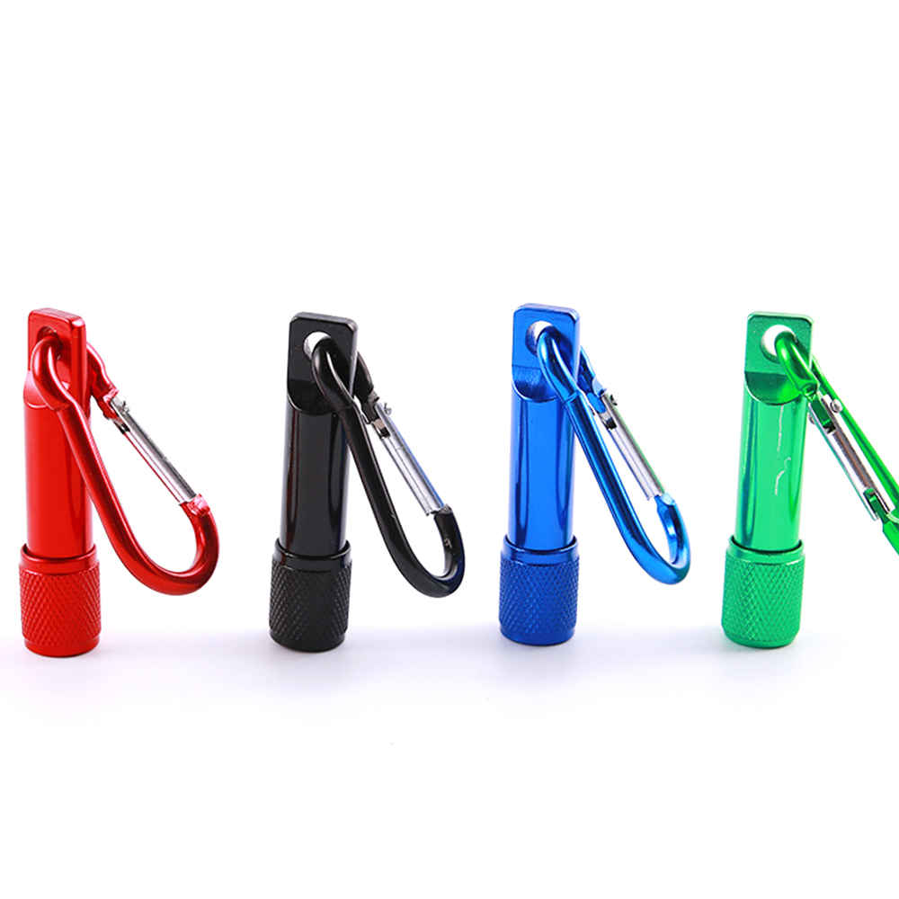 Mini LED flashlight electric torch key ring 8
