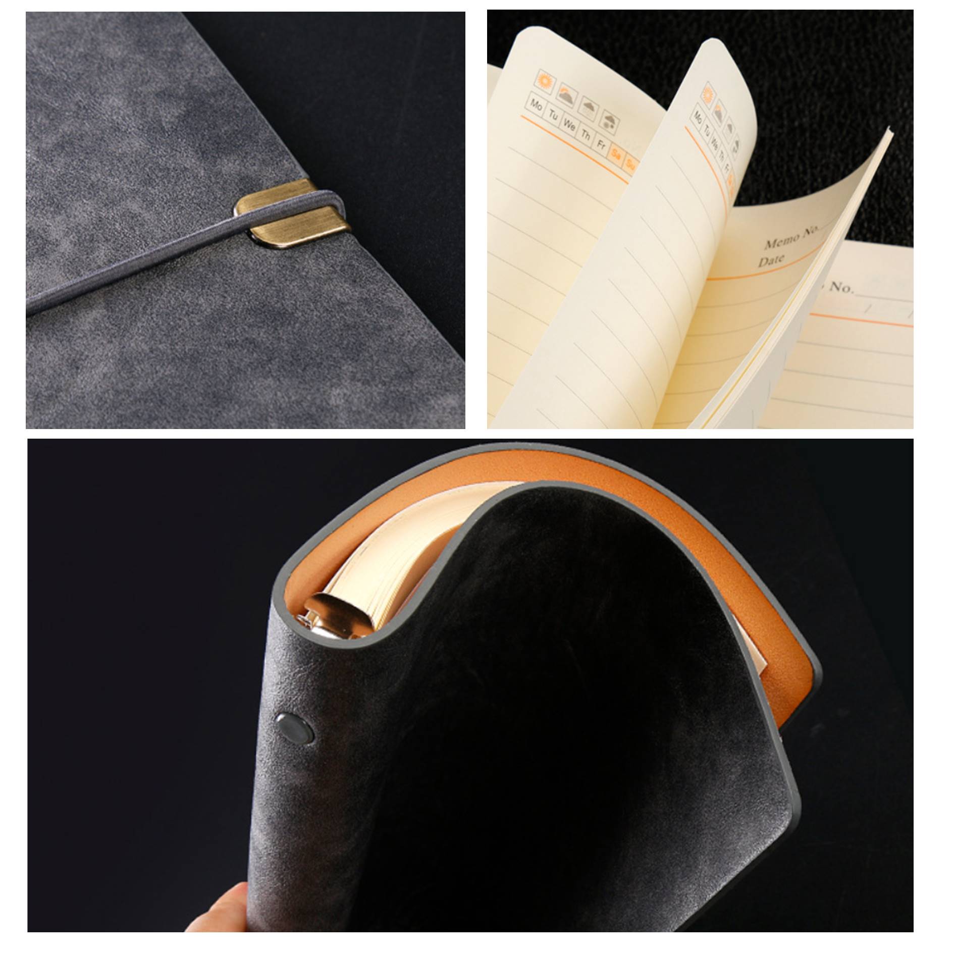 Business Refillable Journal With Pen Set 4