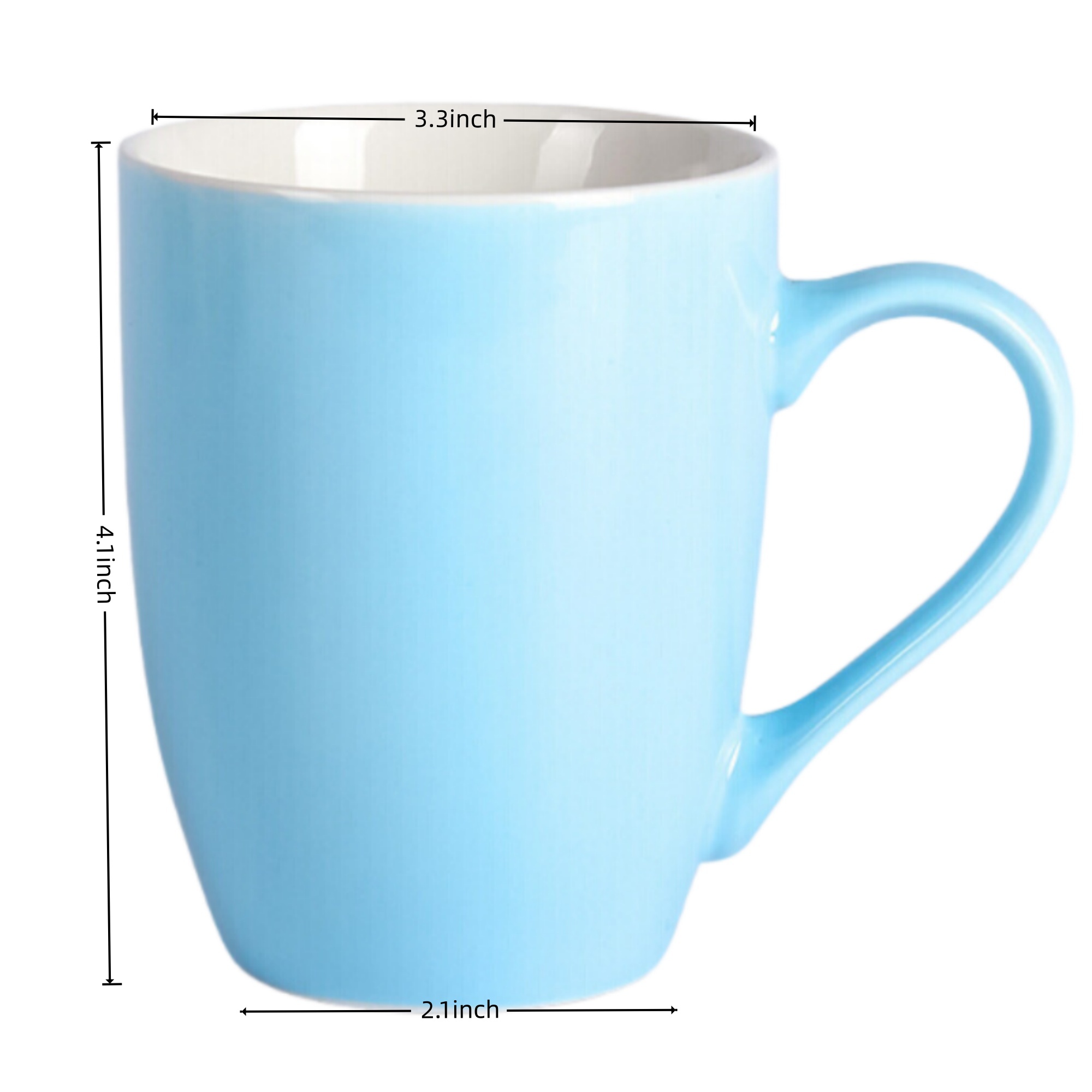 12 Oz Cramic Coffee Mug 3