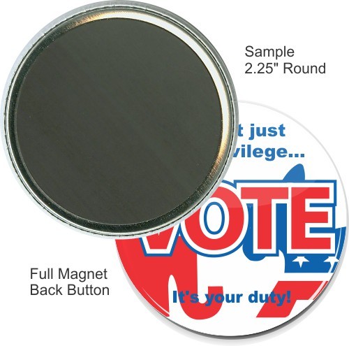 Full Magnet 2 1/4 Inch Round Button 2