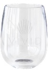 Symglass 12oz Clear Stemless Wine Glass 10