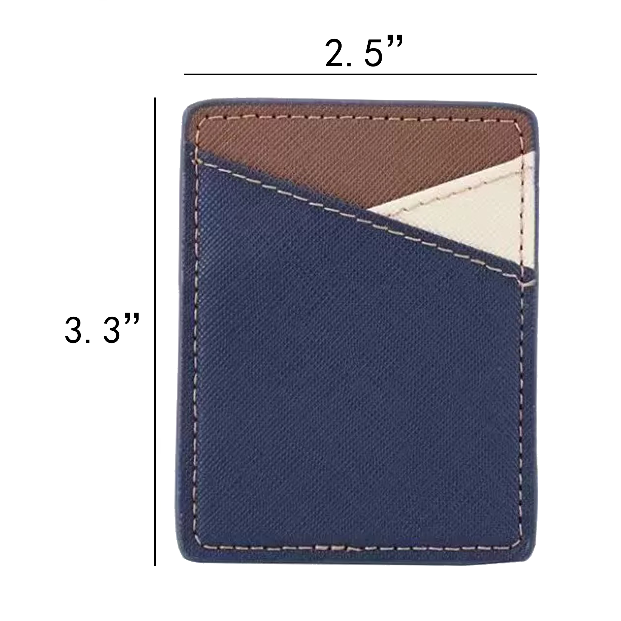PU Leather Adhesive Card Pocket 2