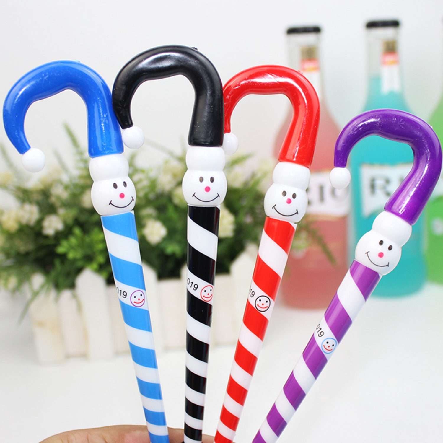 Snowman umbrella ballpoint pen 4