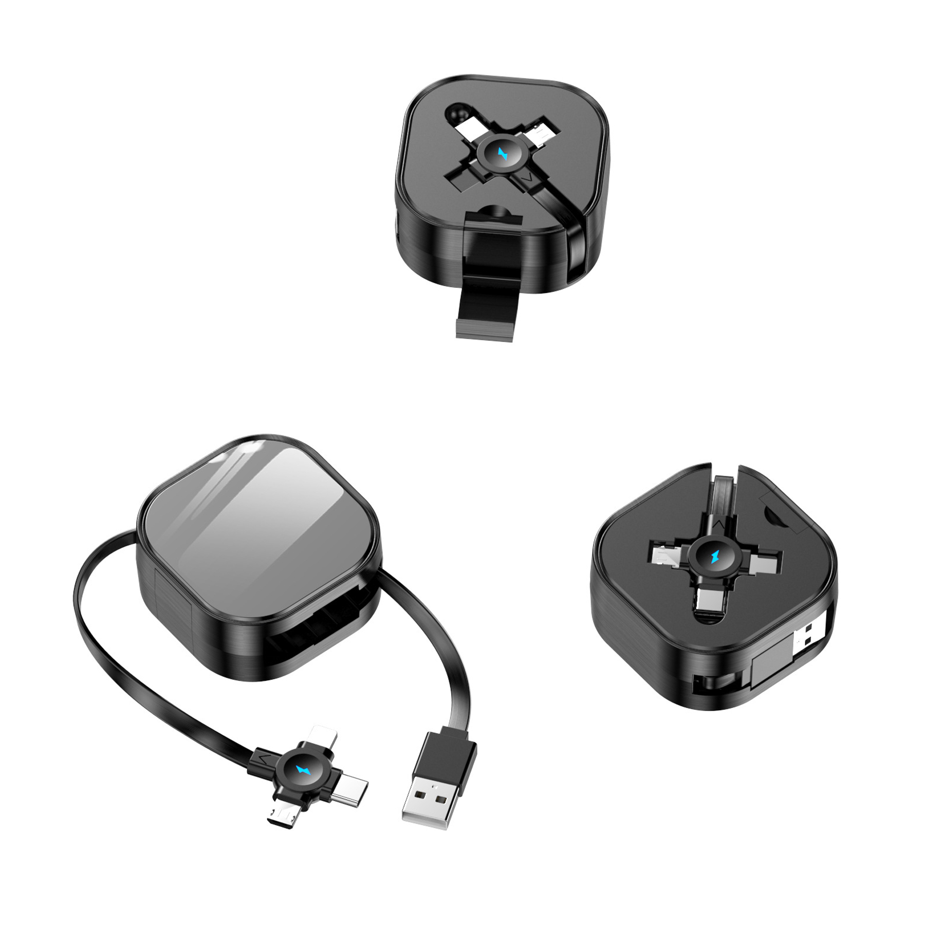 Retractable Phone Holder And 3-In-1 Data Cable 14