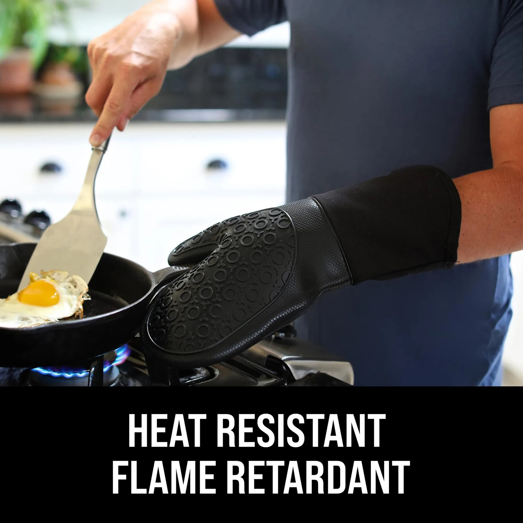 Silicone Oven Mitts Ultra Heat 6