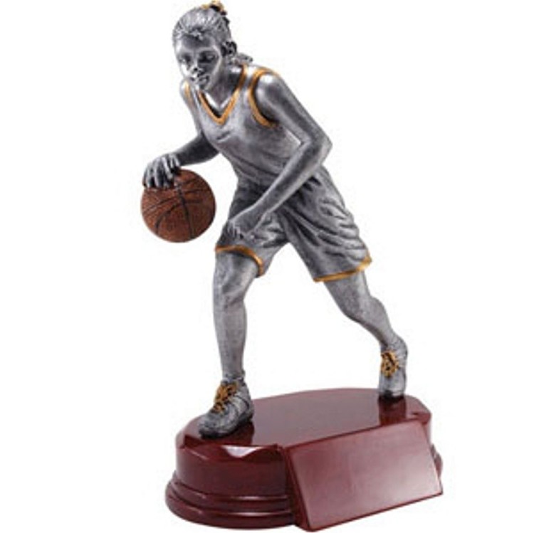 5-3/4" Basketball-Female Resin Figure 1