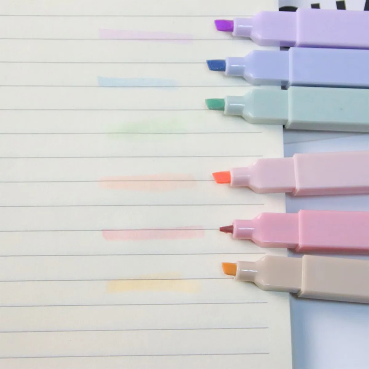 Aesthetic Cute Pastel Highlighters 2
