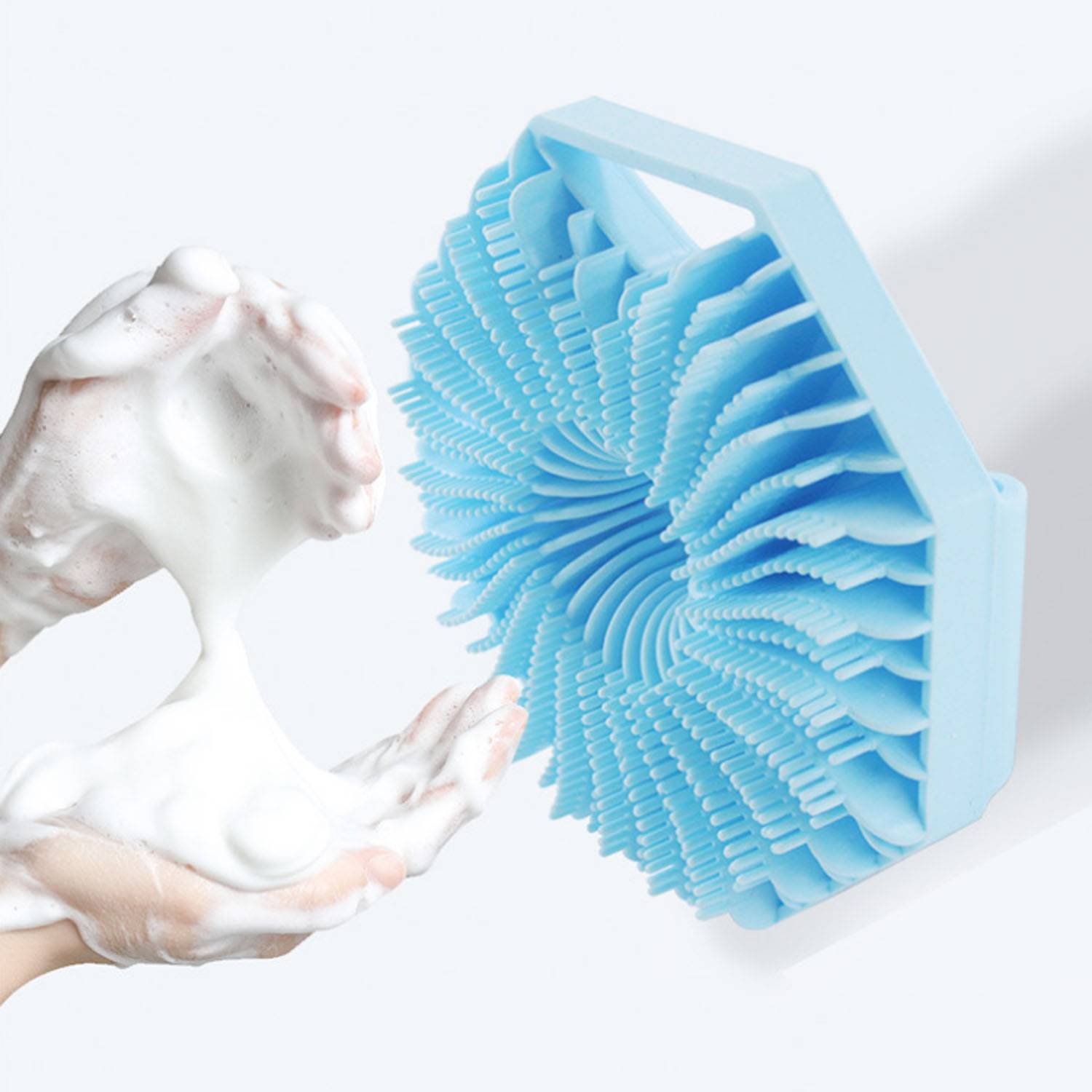 Silicone Bathing Pad Body Scrubber Bath Brush 7