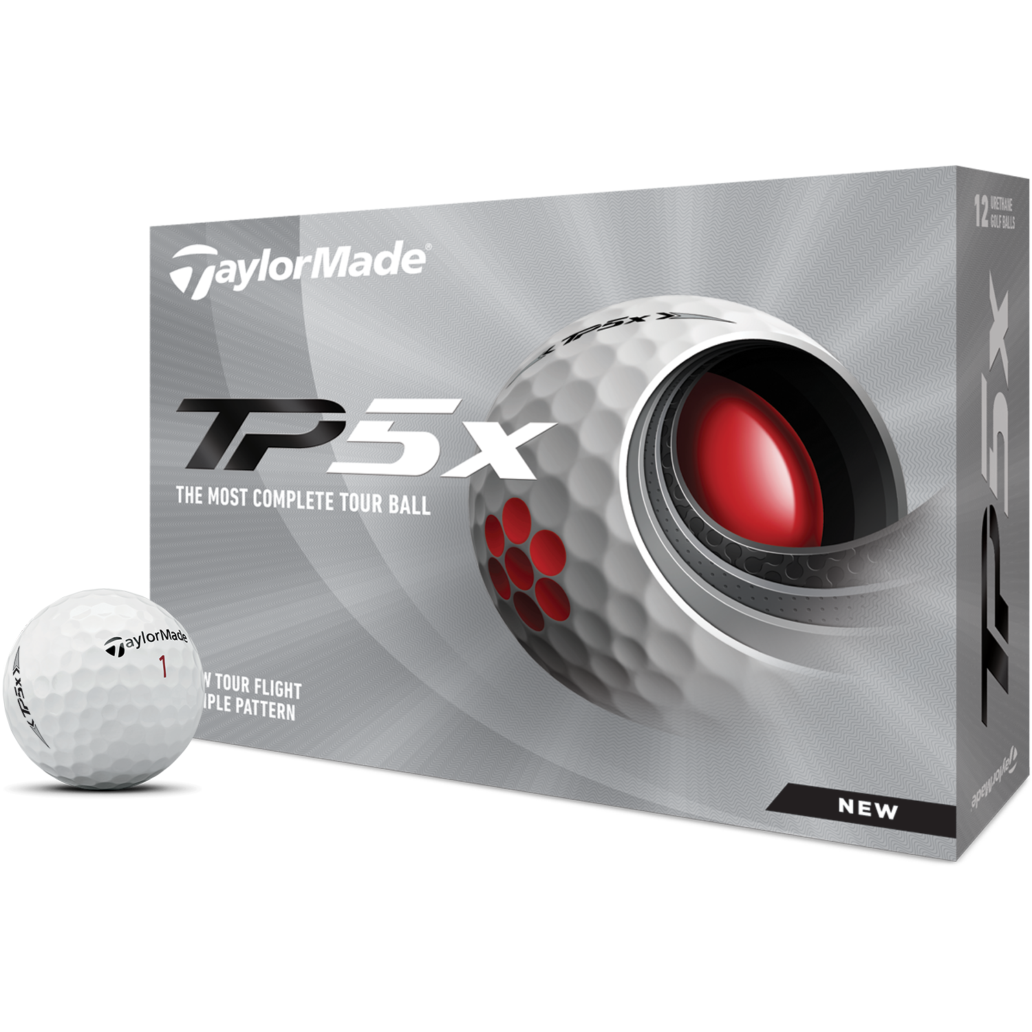 Taylormade Tour Preferred 5 X Golf Ball 1