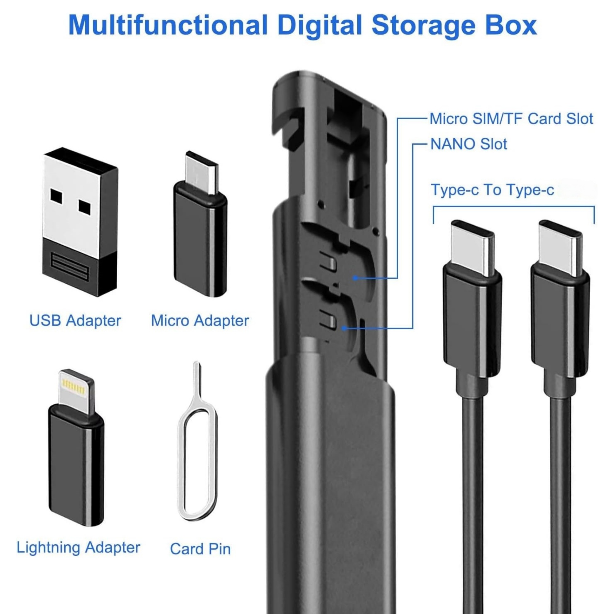 Multi USB Charging Adapter Cable Kit 4