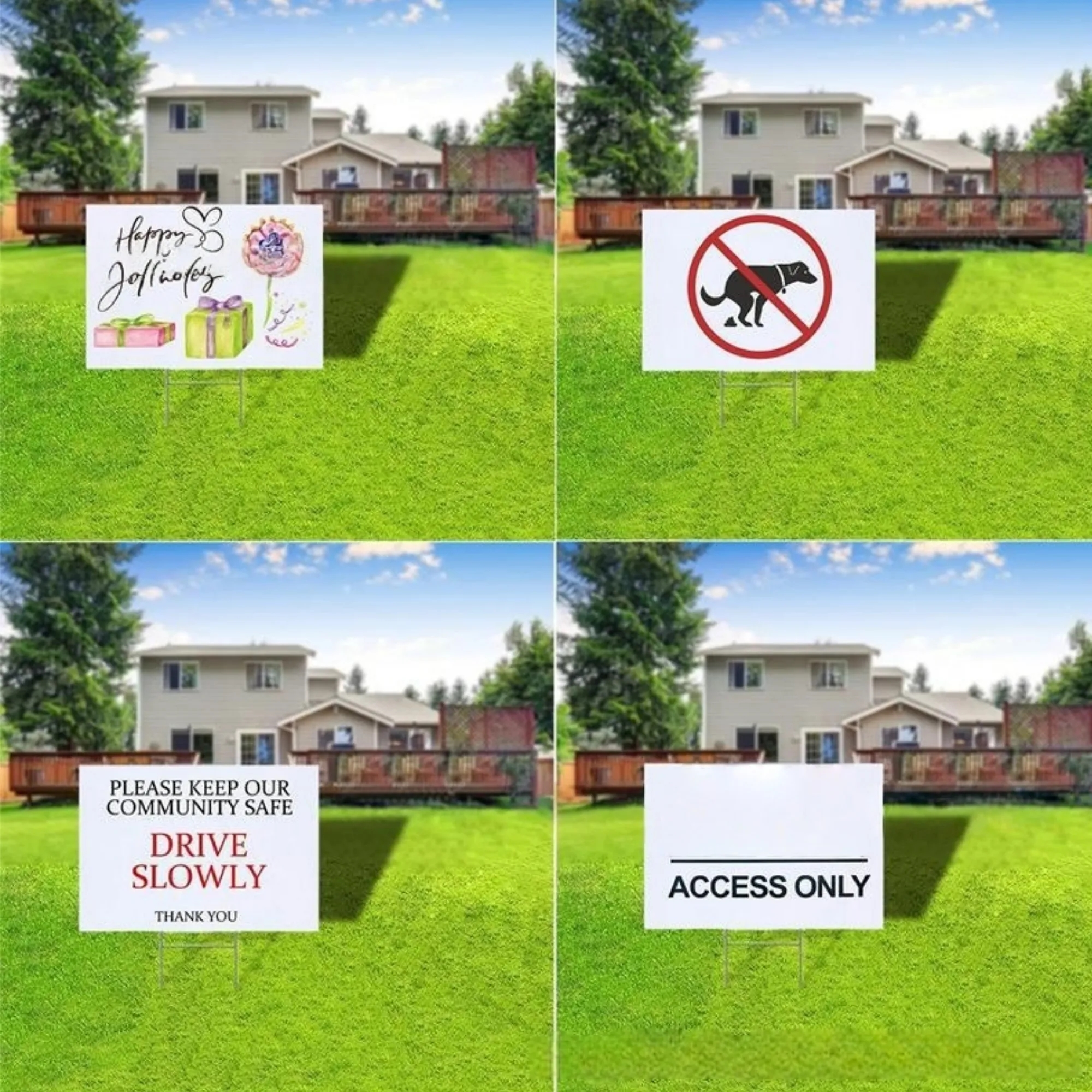 Outdoor Ground-Inserted Sign 2
