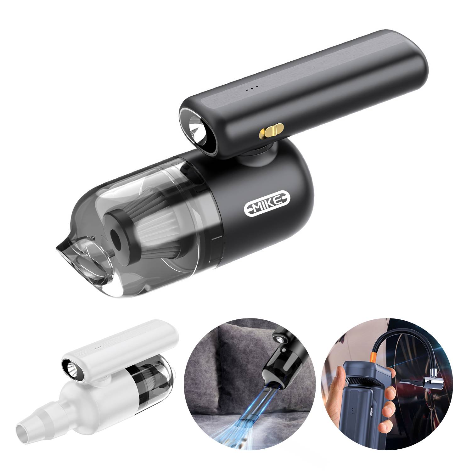 Foldable Mini Cordless Vacuum Cleaner W/ Flashlights 2