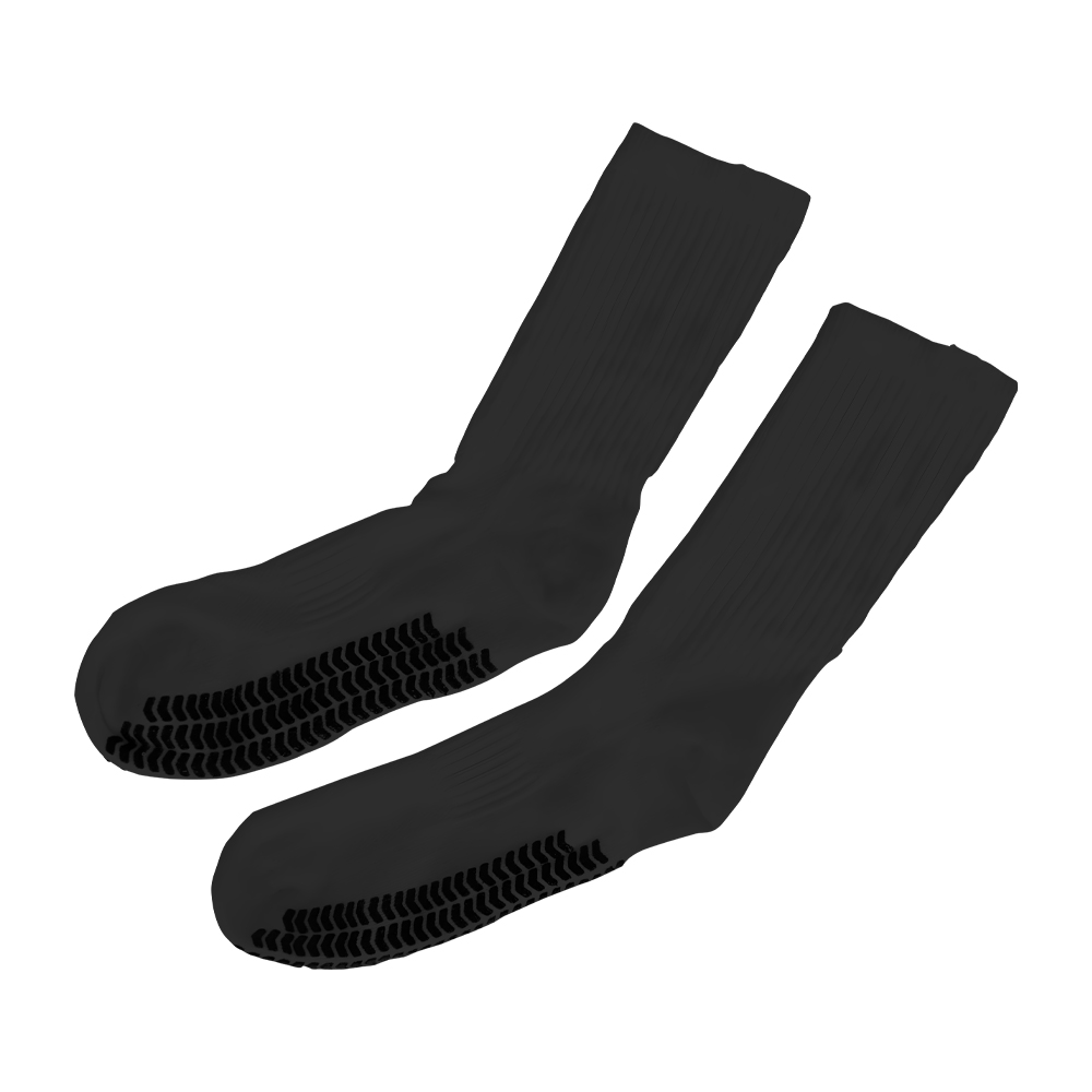 Anti Slip Grip Cotton Crew Socks 11