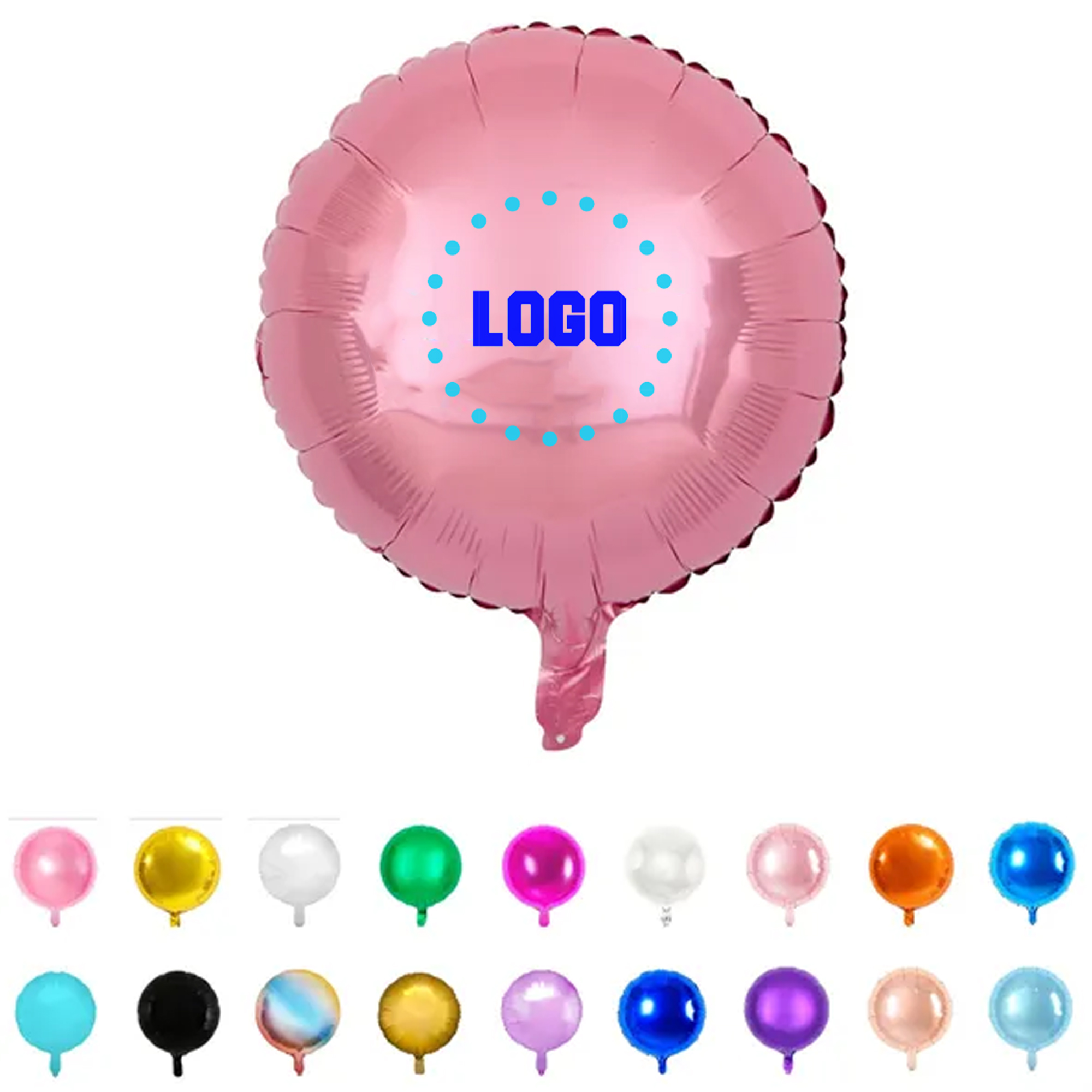 18" Round Reusable Foil Balloon for Event Decorations 9