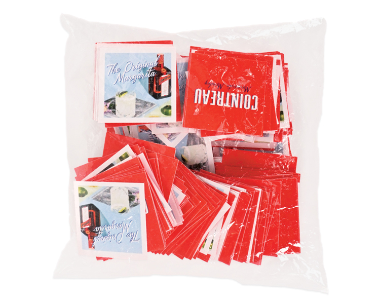 Packaged 1 3/8" x 1 3/8" Custom Printed Square Confetti