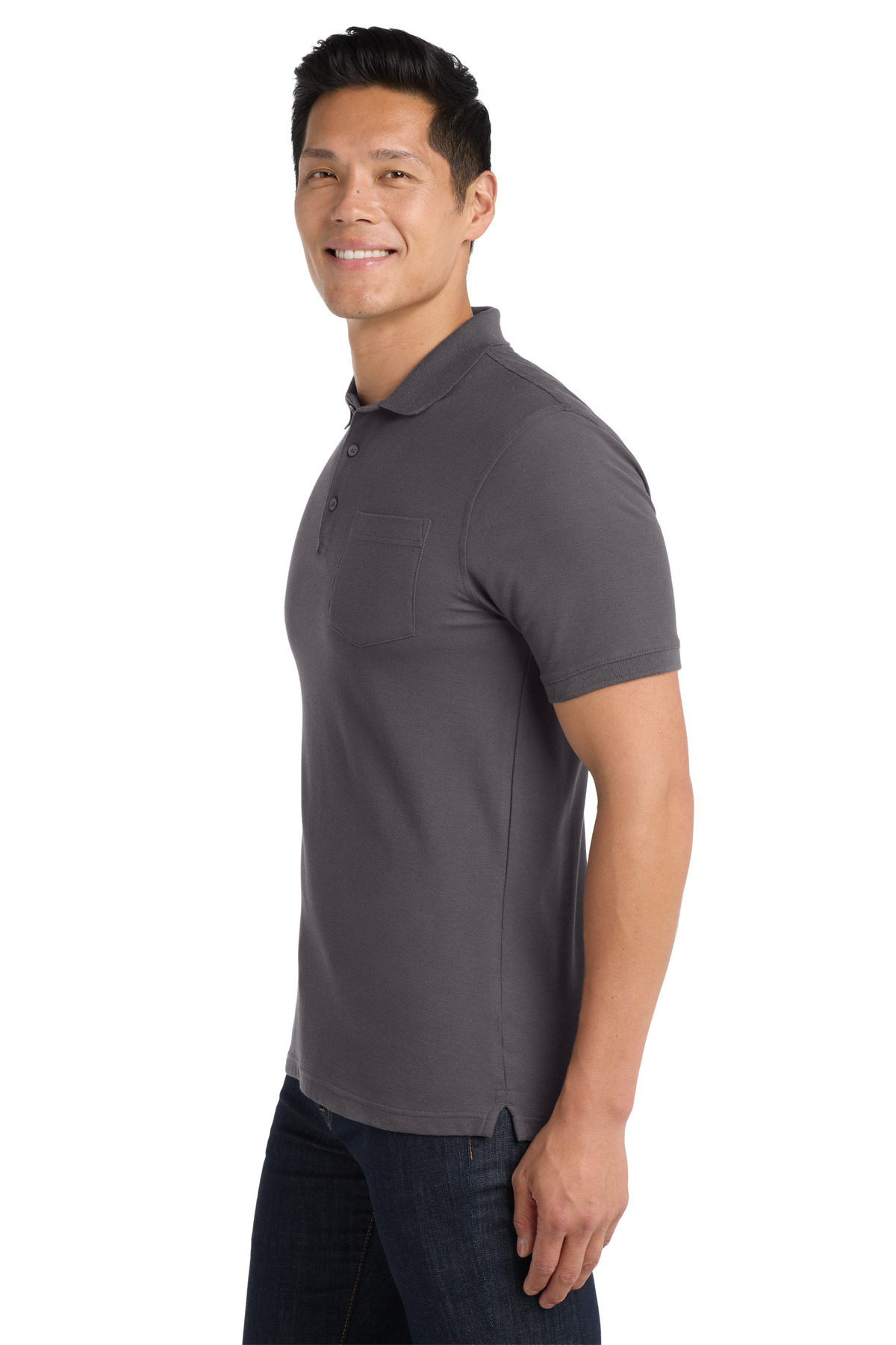 Port Authority Core Classic Pique Pocket Polo. K100P 14