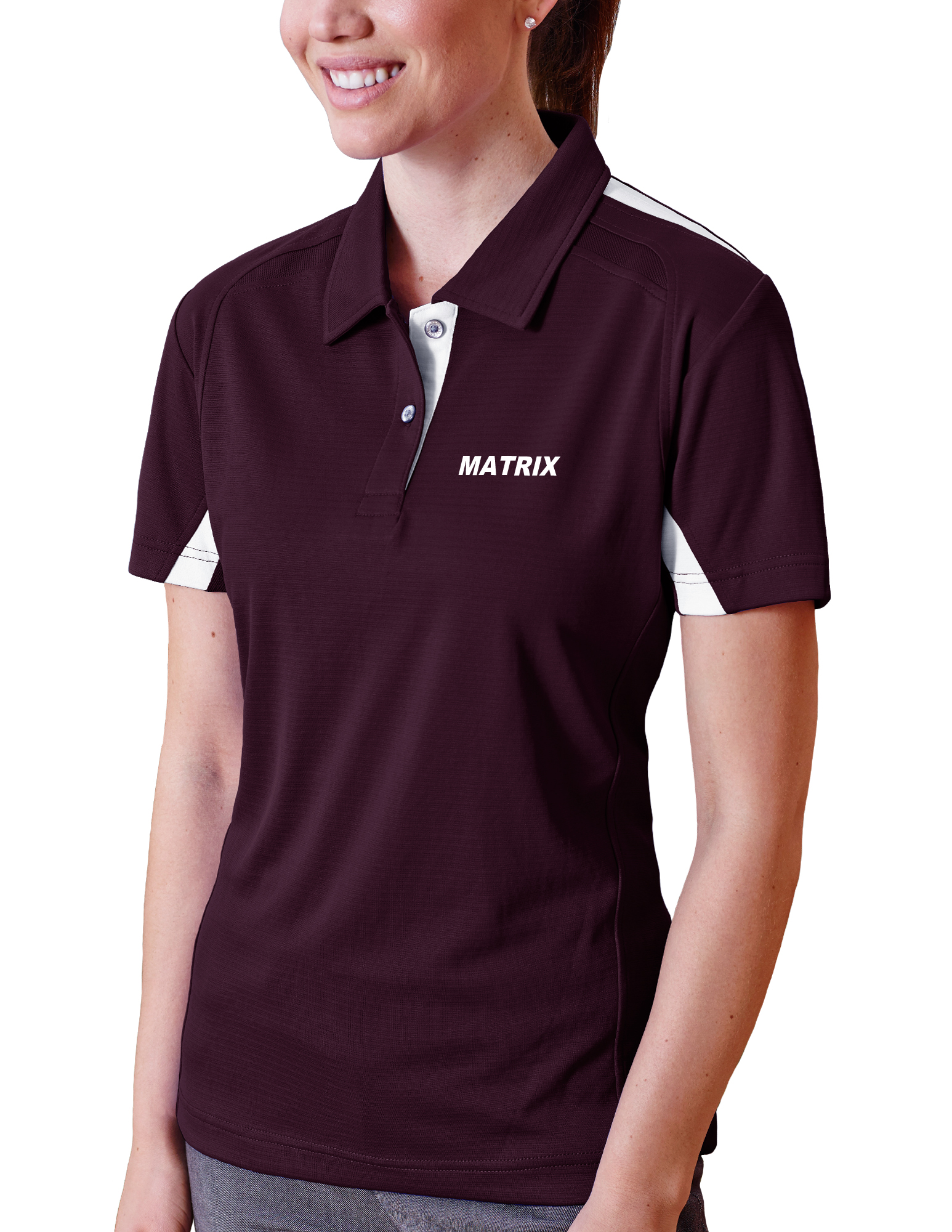 Ladies' Matrix Big Ottoman Polo Shirt 6