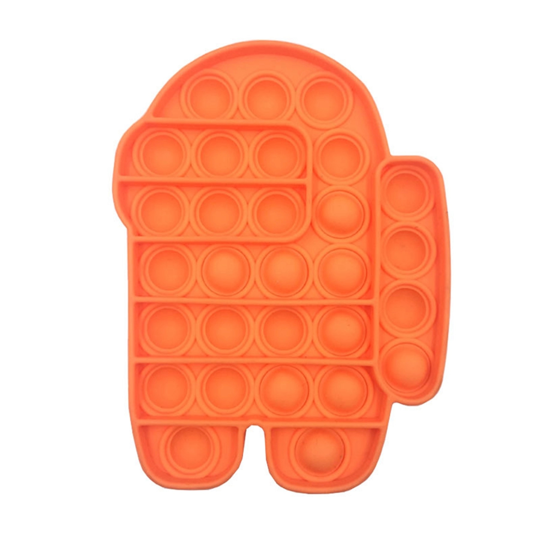 Spaceman Shape Push Pop Bubble Fidget Toy 3