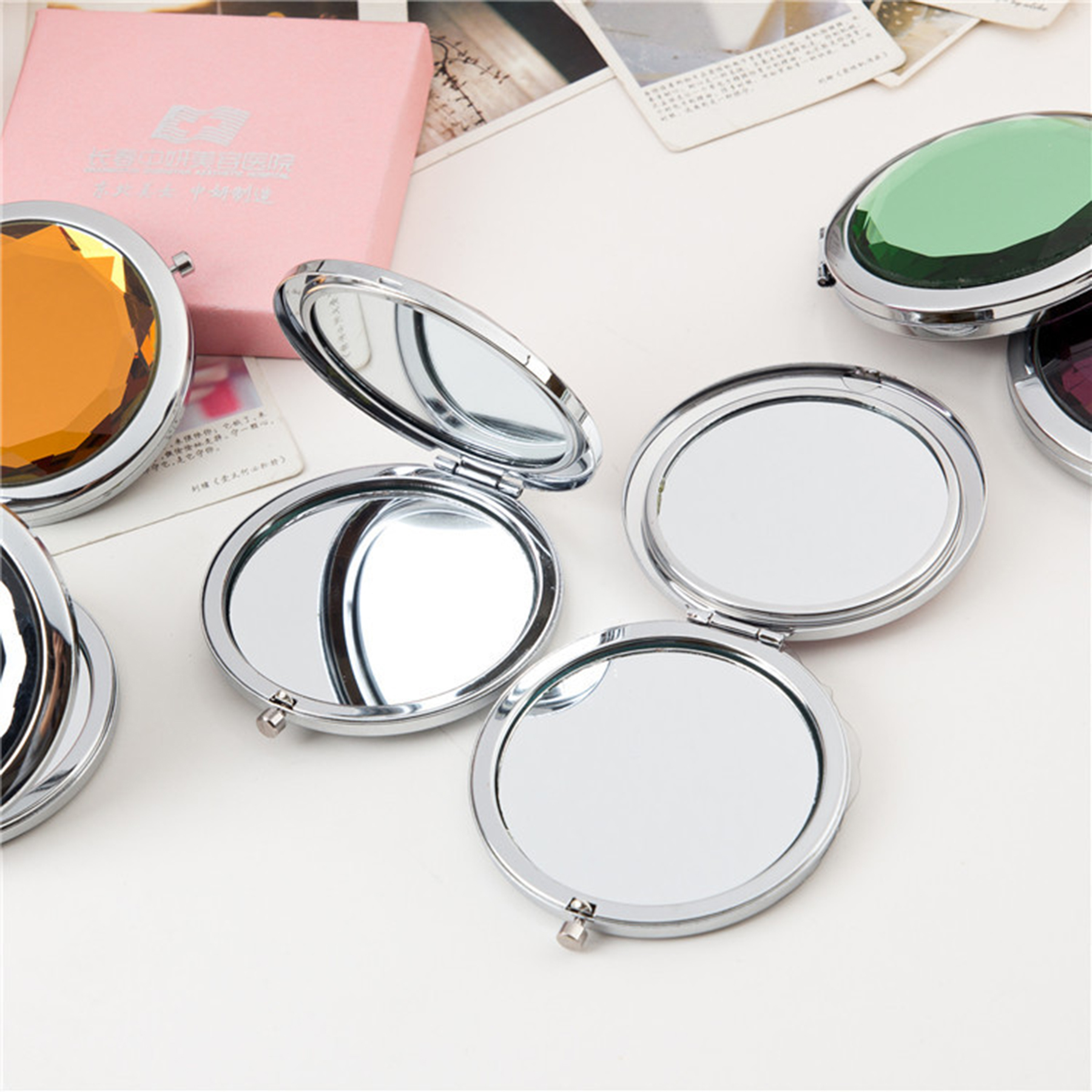 Metal Cosmetic Pocket Mirror 4