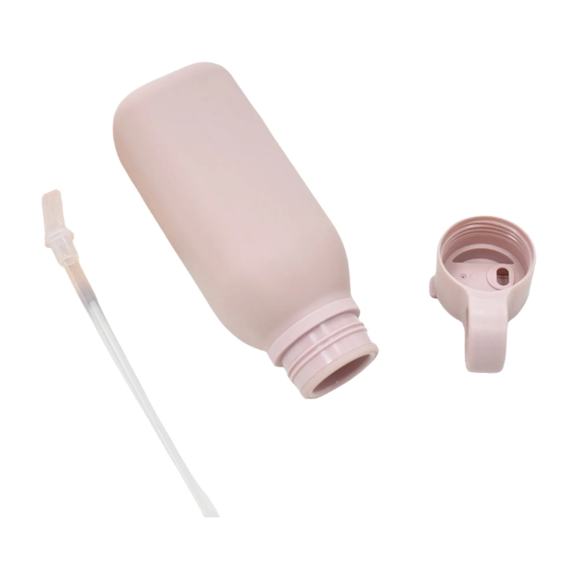 Silicone Sports Water Bottle Straw Cup 4