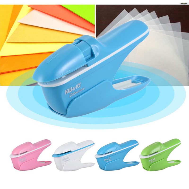 Hand-held Mini Safe Stapler without Staples Staple Free