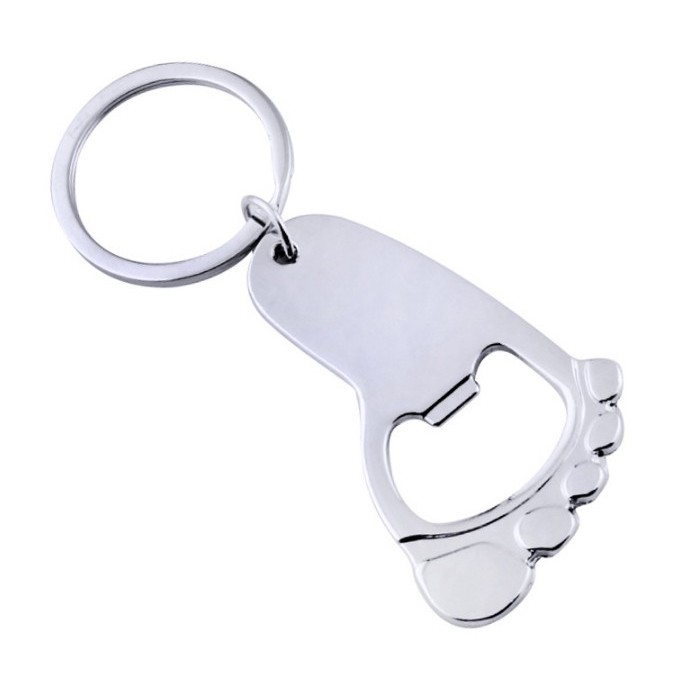 Foot-Shape Opener Key Ring 2