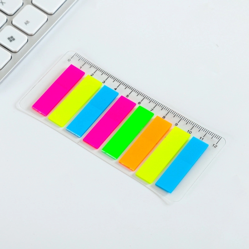 2 In 1 Sticky Notes with 12cm Ruler 6