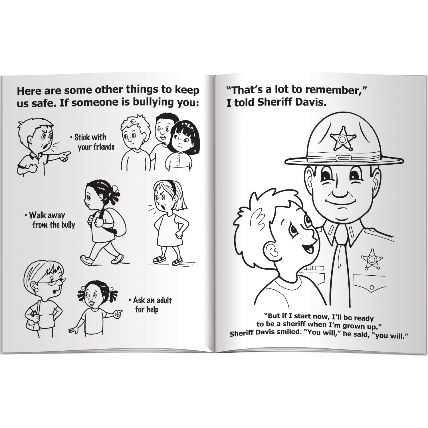 Coloring Book - My Visit with a Sheriff 4