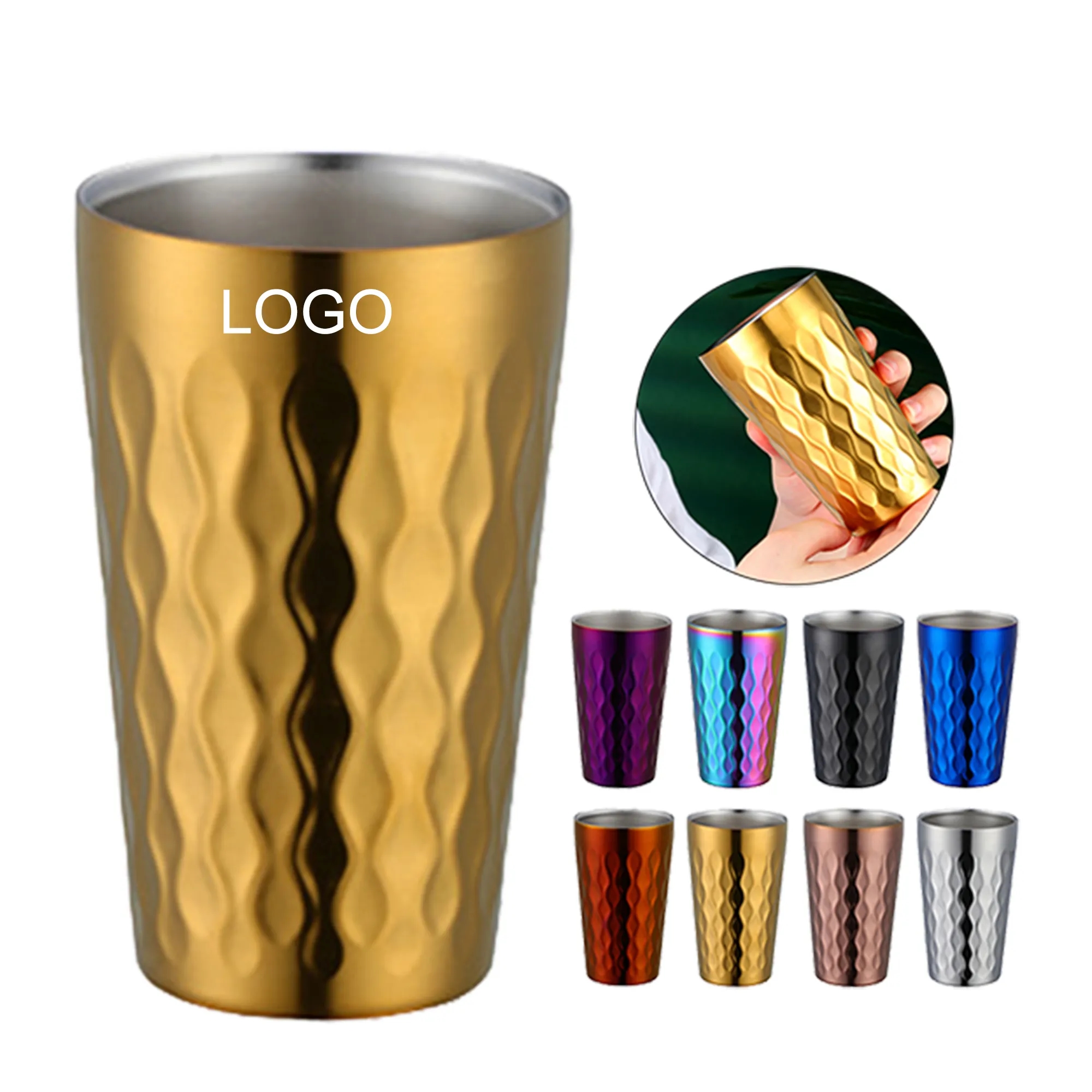 350 ML Portable Heat-Resistant Water Cup, custom water bottle with logo imprint 2