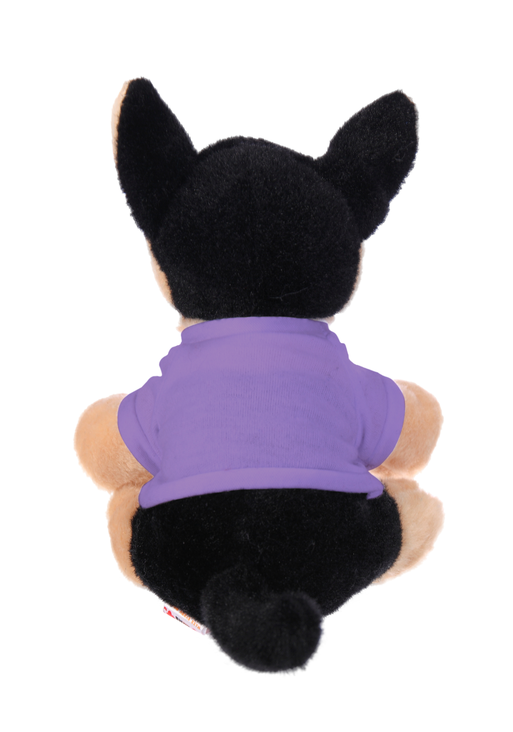 Soft Plush Sitting German Shepherd wearing a T-Shirt 11