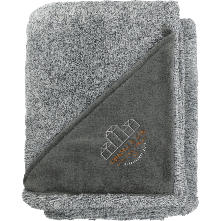 Heathered Fuzzy Fleece Blanket 3