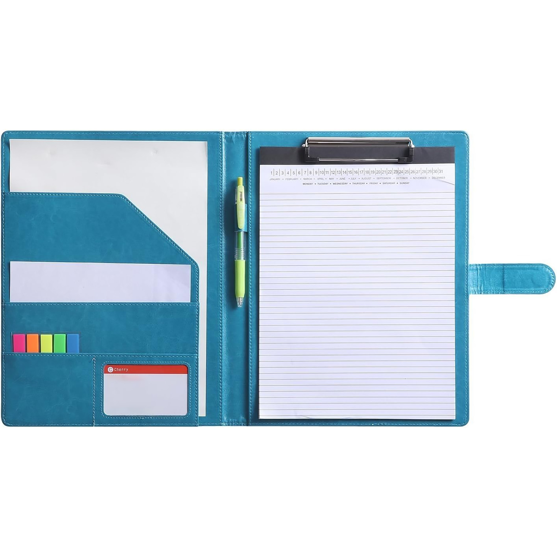 Faux Leather Storage Clipboard 1