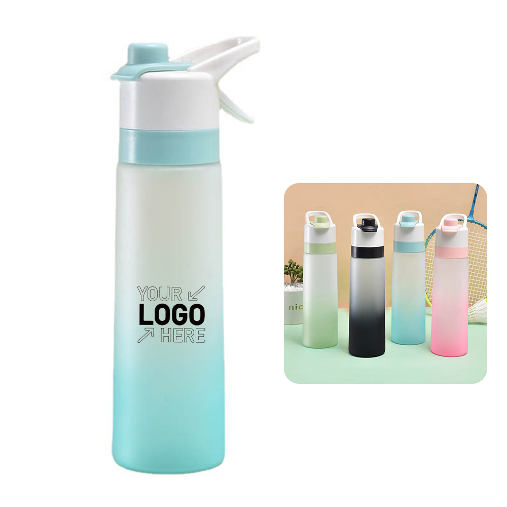 Portable Clear Spray Water Bottle 27Oz