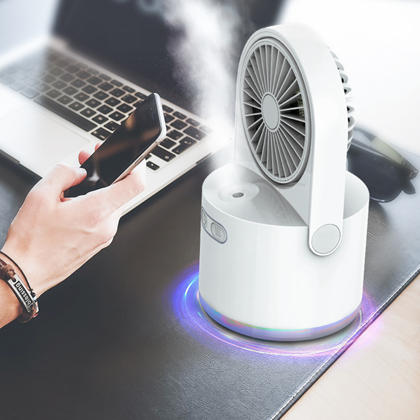 Handheld Misting Portable Fan/ Water Cooling Fan 5