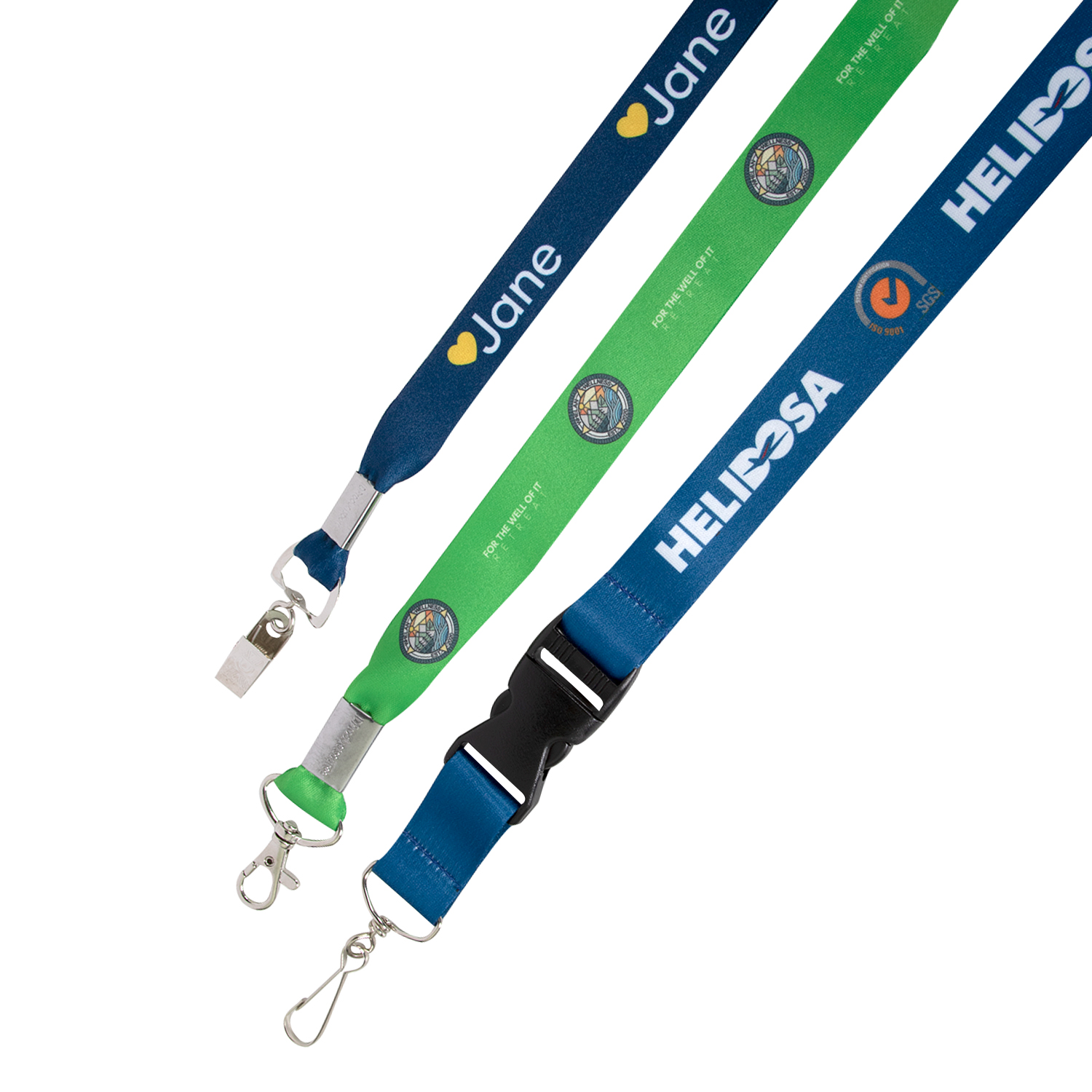 5/8" Eco-Friendly Dye Sublimated Lanyard 1