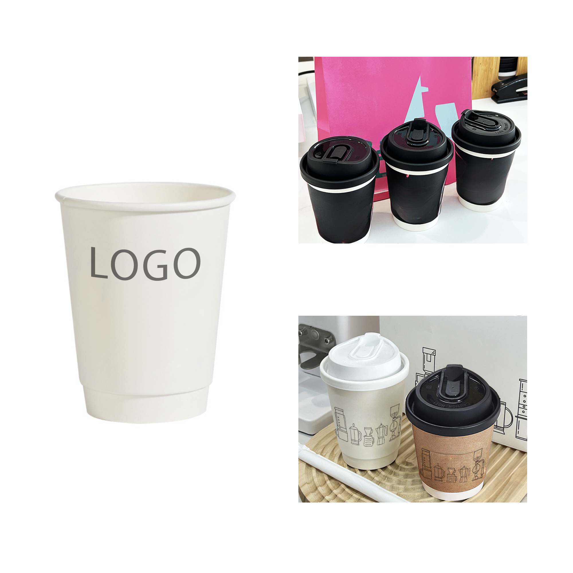 16oz Eco - Friendly Disposable Coffee Cup 1