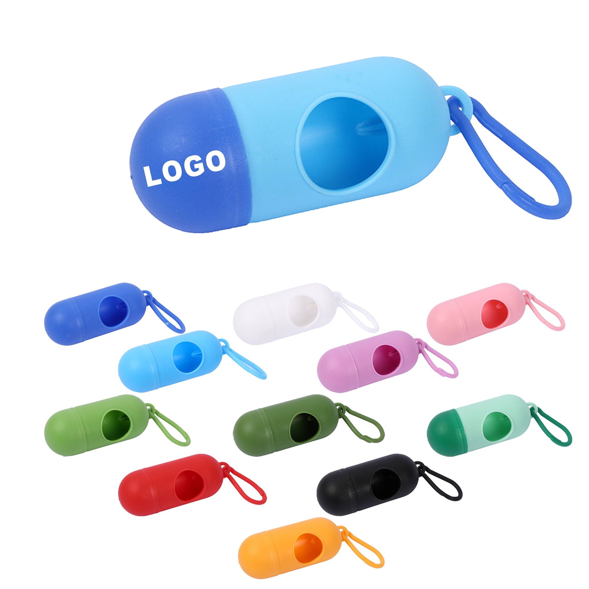 Capsule Shaped Pet Waste Bags Dispenser 3